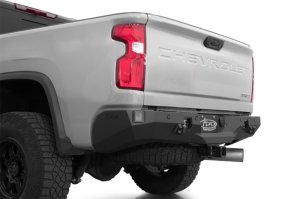 Chevrolet Silverado 2500 Bumper - Rear - Addictive Desert Designs - Phantom, Hammer Black, 2-Stage Powder Coat Finish - Satin Black - 2024+